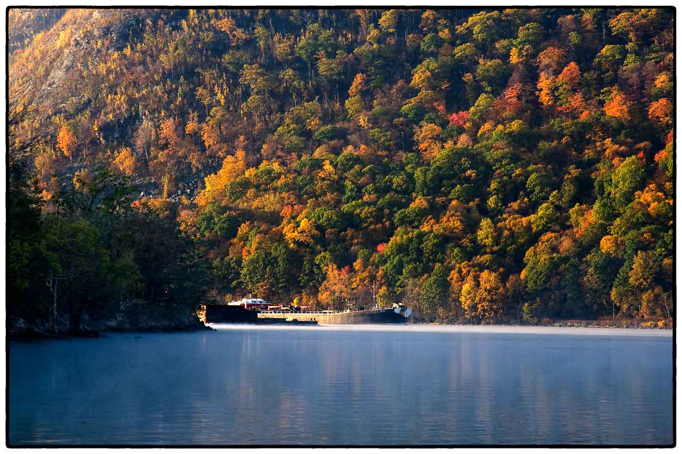 Barge at Dawn