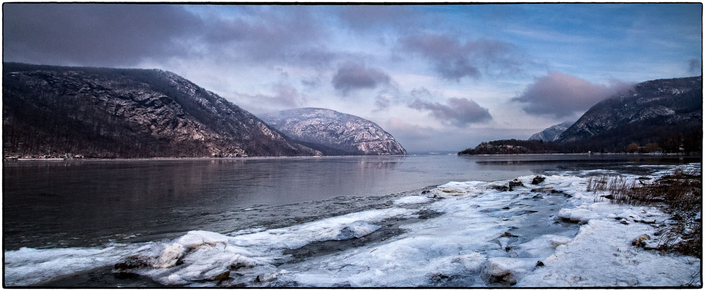 Winter River Panorama 1