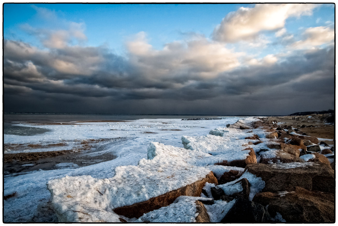 Brewster Beach in Winter