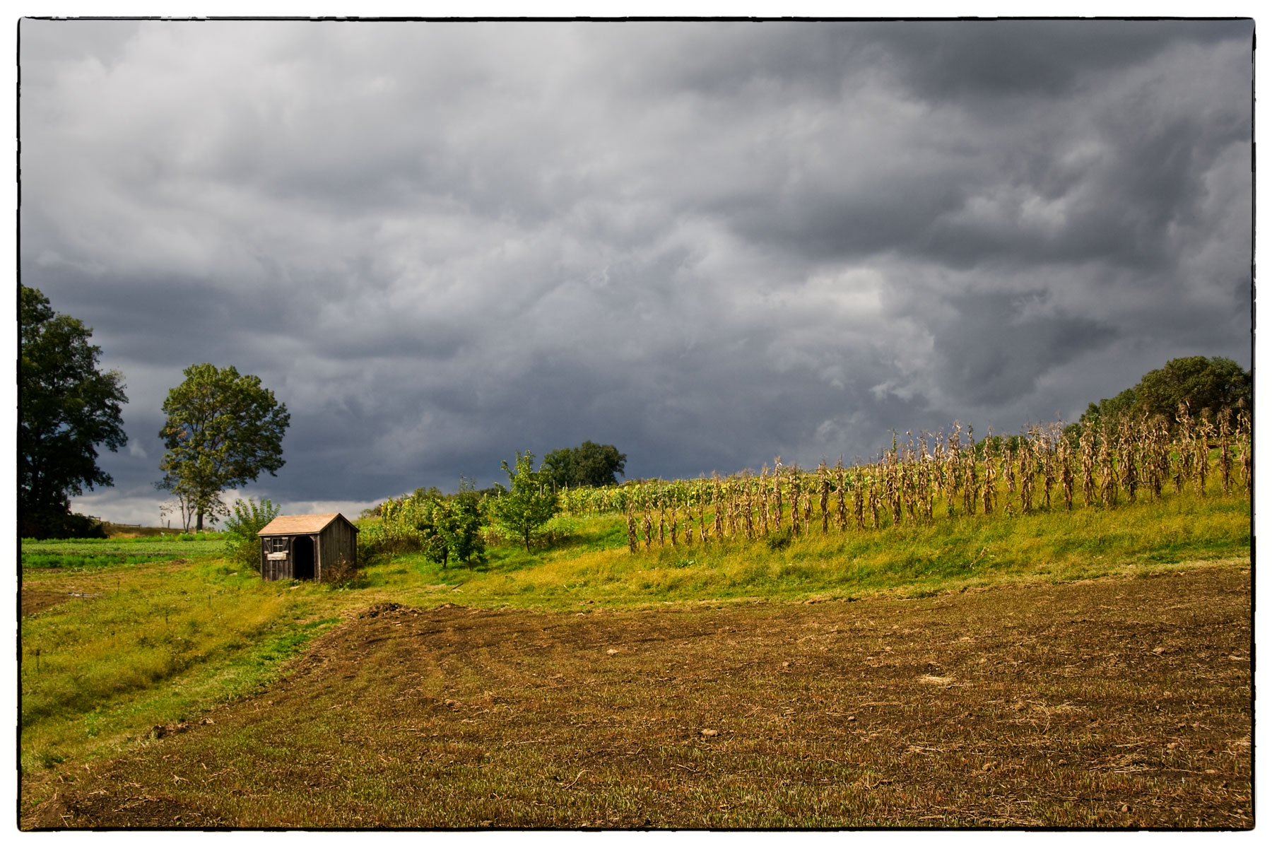 Approaching Storm at Stone Barns