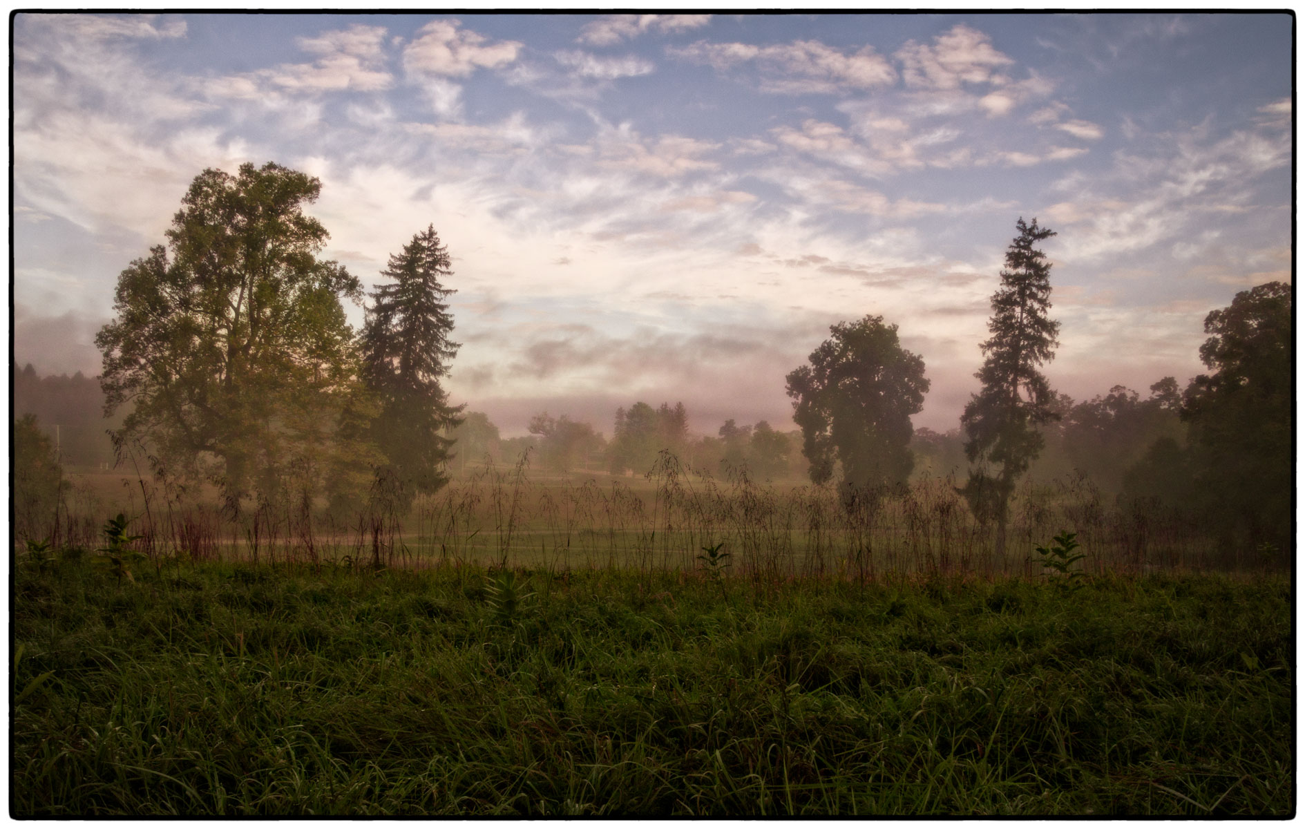 Sunrise and Fog