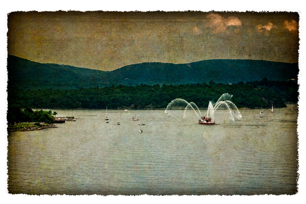 Fireboat Display at Cold Spring Waterfront